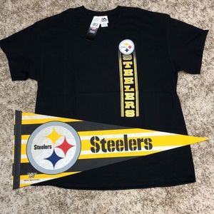 Pittsburgh Steelers Short Sleeve Tee & Pennant